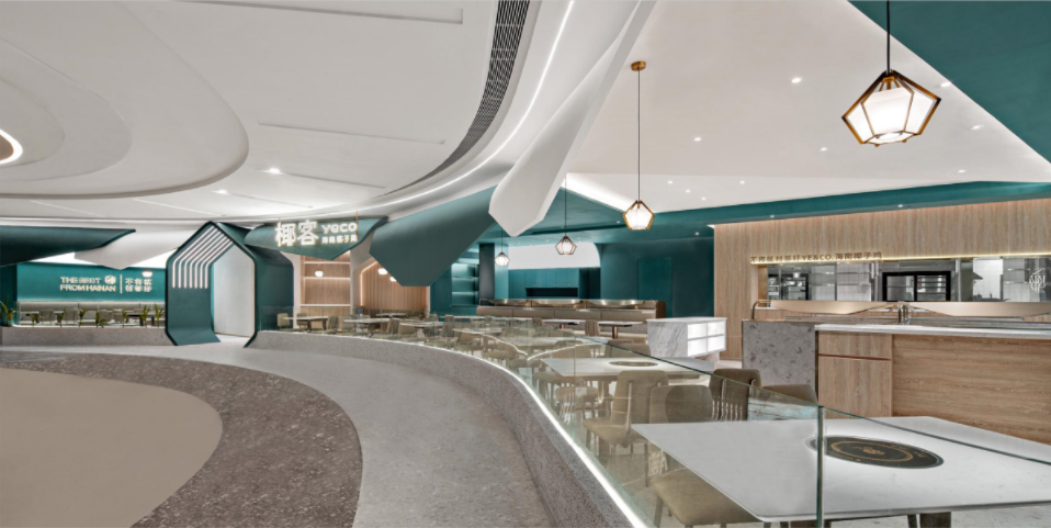 海南椰子鸡火锅餐厅设计，椰客YECO.